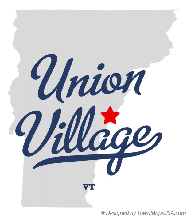 Map of Union Village Vermont VT
