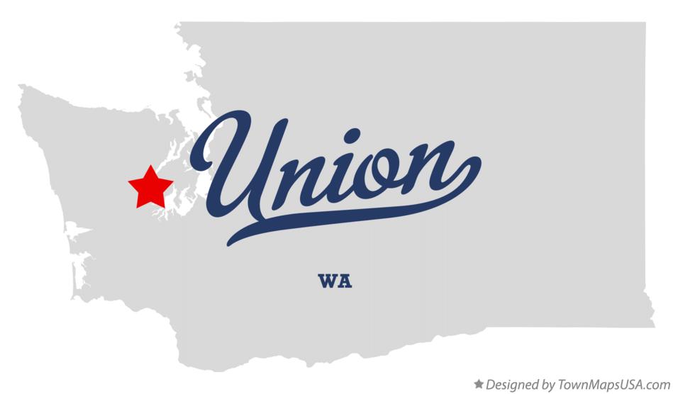 Map of Union Washington WA