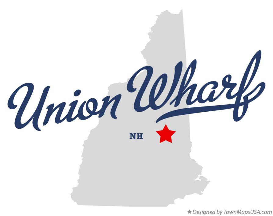 Map of Union Wharf New Hampshire NH
