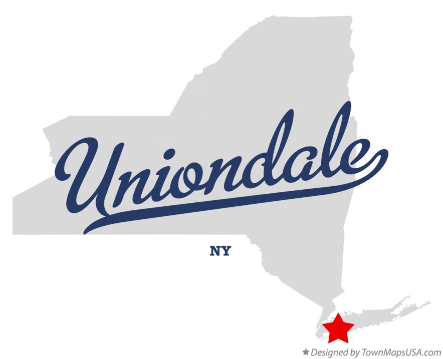 Map of Uniondale New York NY