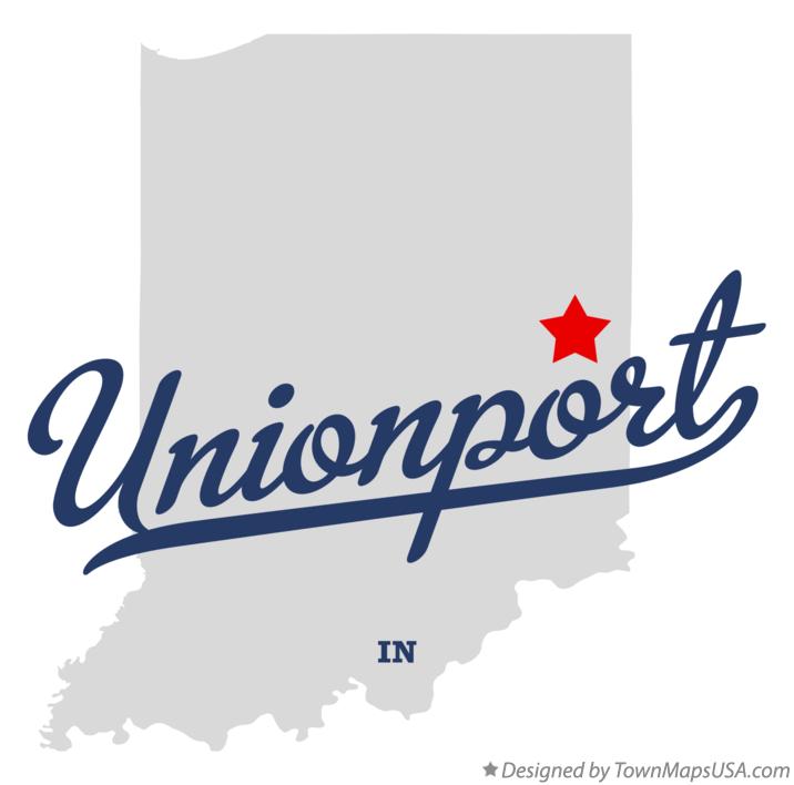 Map of Unionport Indiana IN