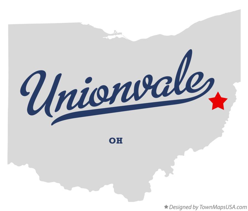 Map of Unionvale Ohio OH