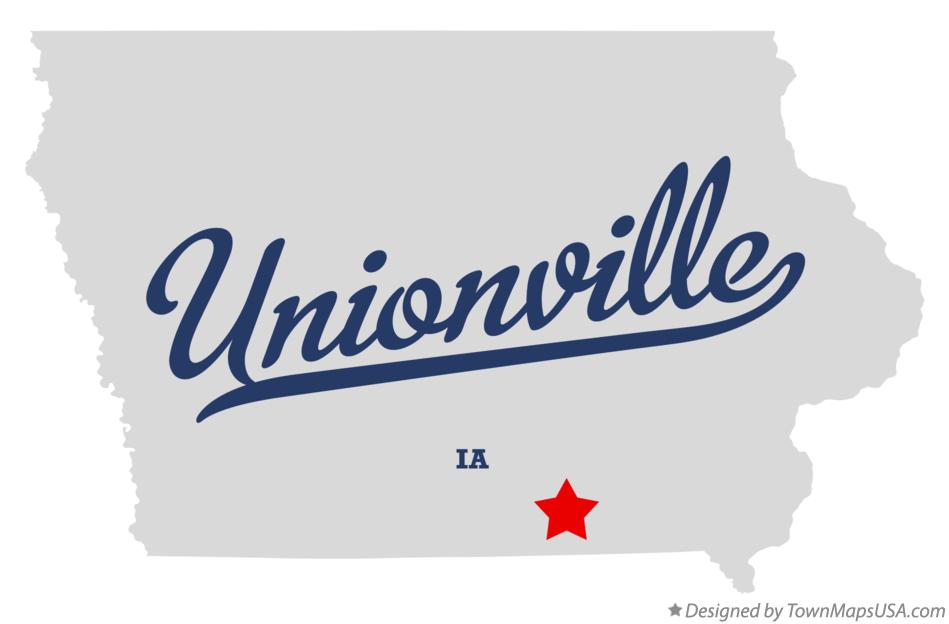 Map of Unionville Iowa IA