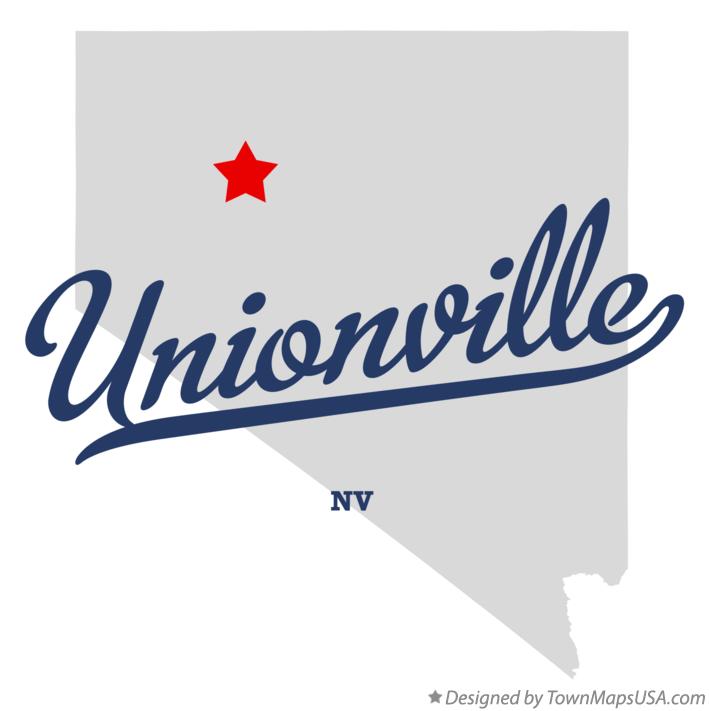 Map of Unionville Nevada NV
