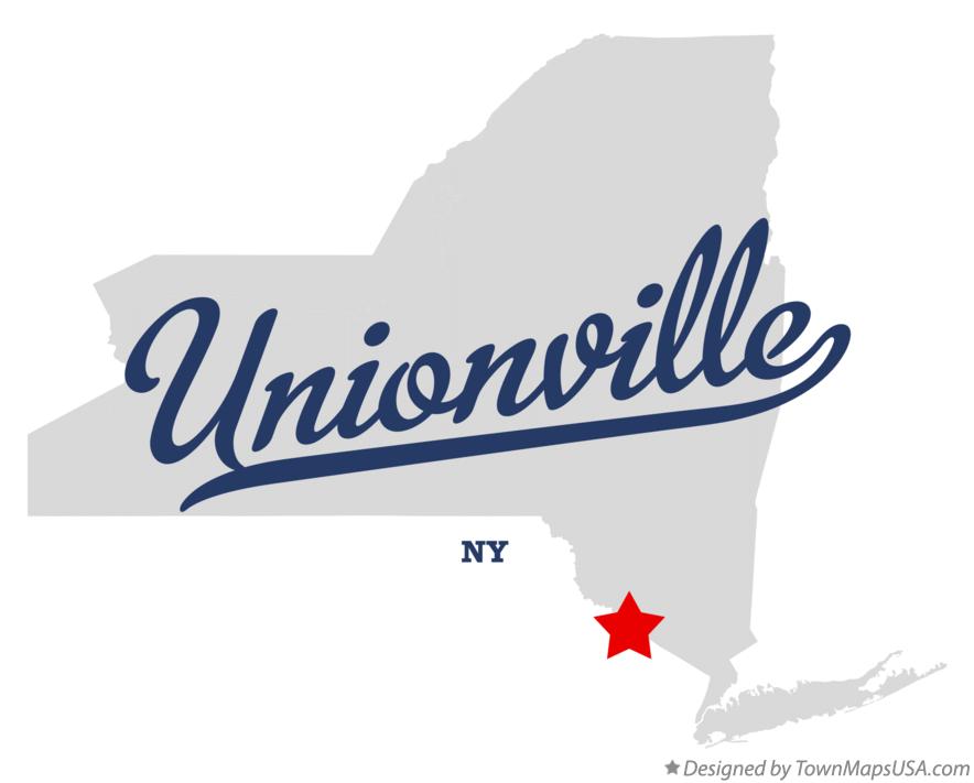 Map of Unionville New York NY