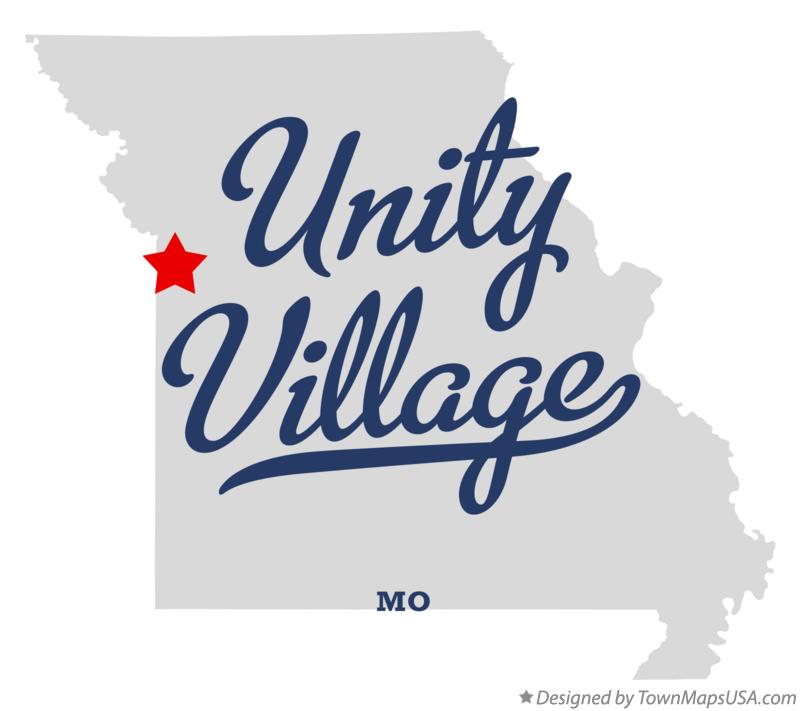 Map of Unity Village Missouri MO