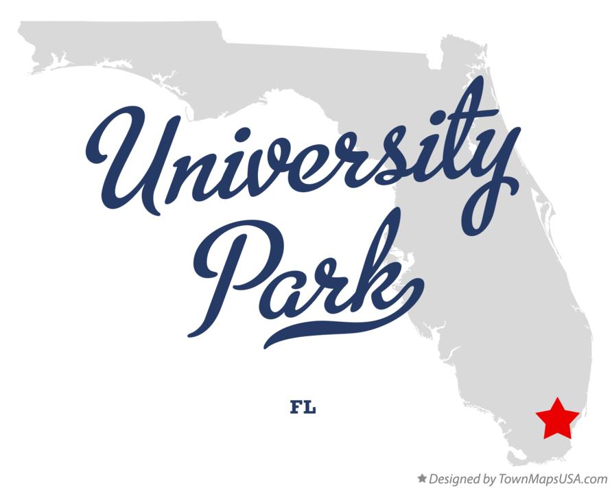 Map of University Park Florida FL