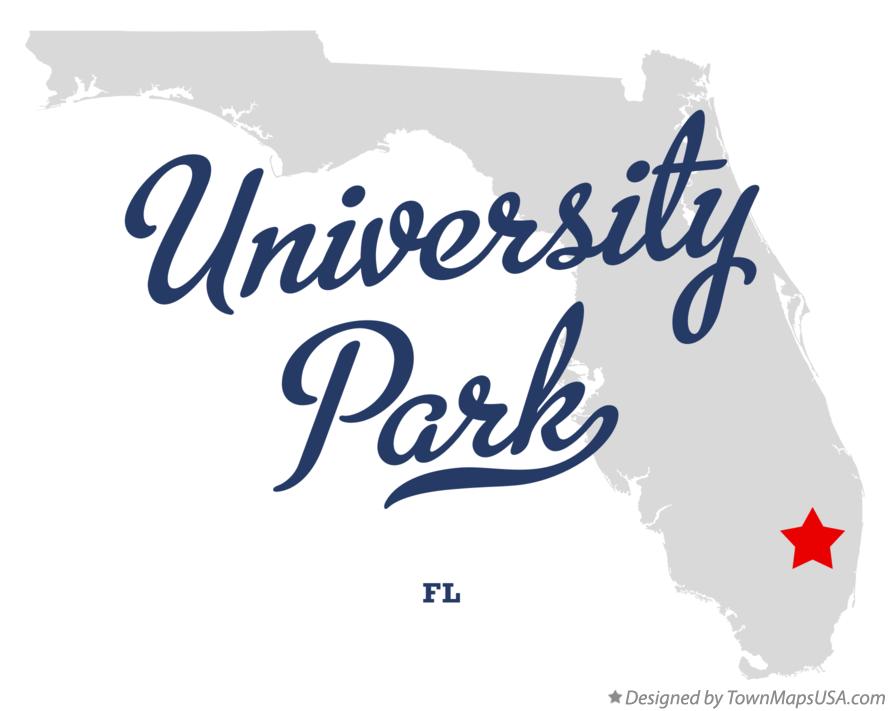 Map of University Park Florida FL