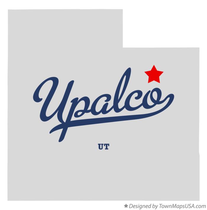 Map of Upalco Utah UT