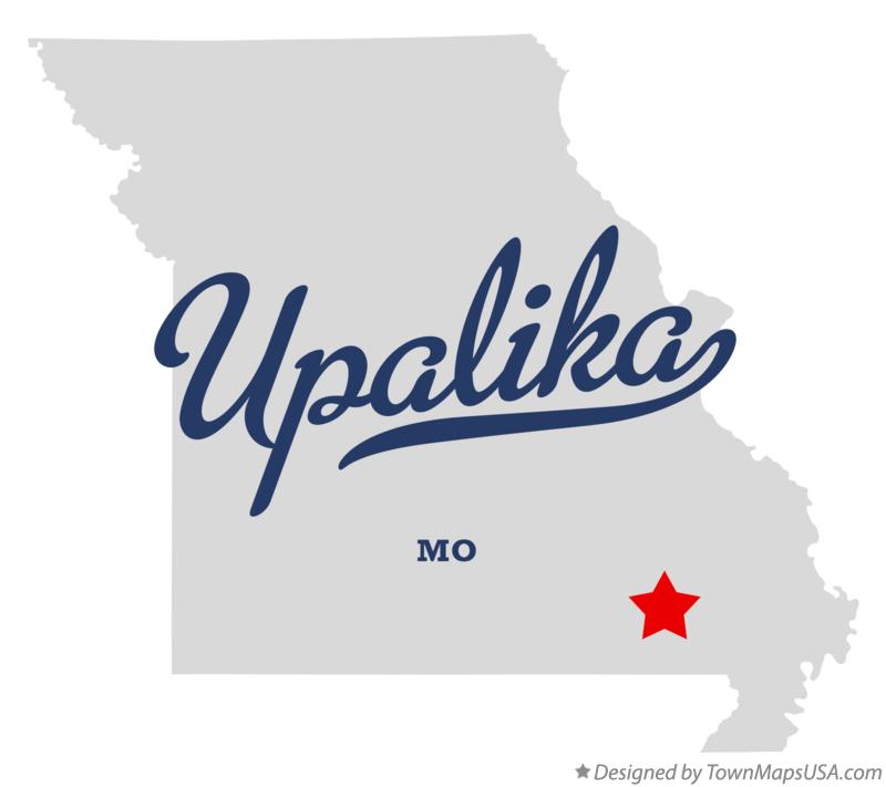 Map of Upalika Missouri MO