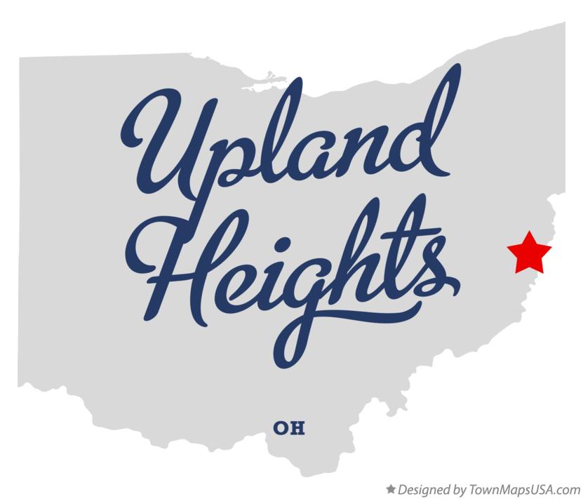 Map of Upland Heights Ohio OH