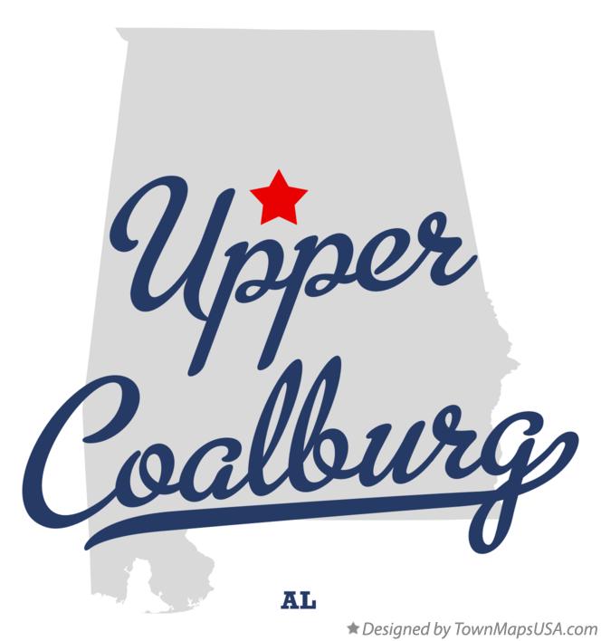Map of Upper Coalburg Alabama AL