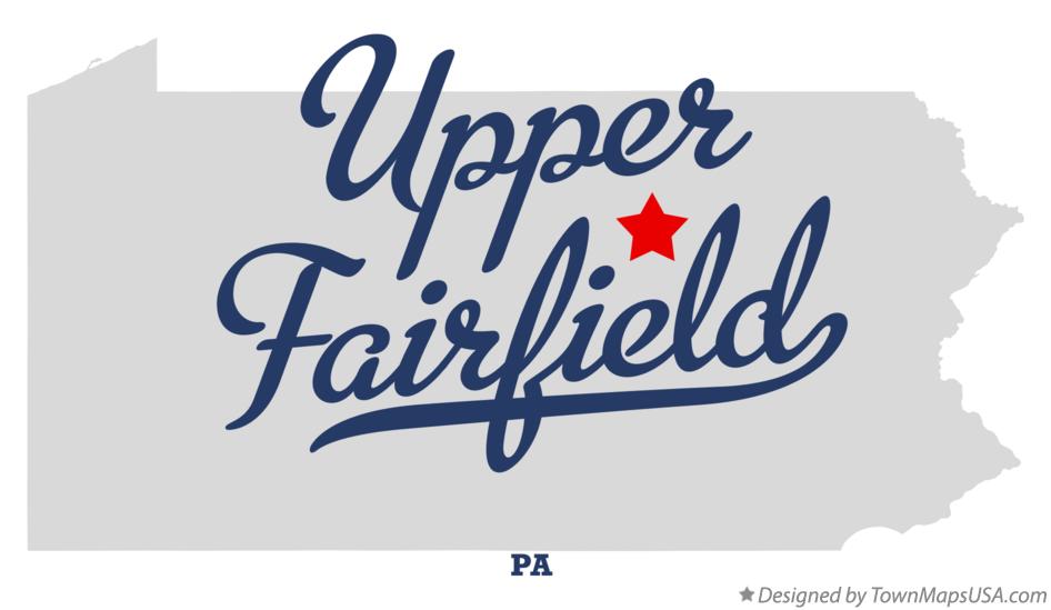 Map of Upper Fairfield Pennsylvania PA