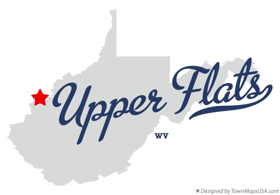 Map of Upper Flats West Virginia WV