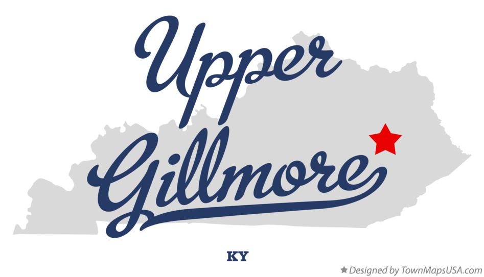 Map of Upper Gillmore Kentucky KY