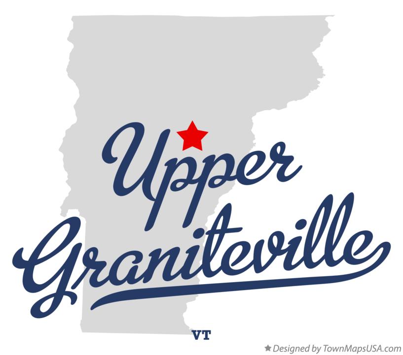 Map of Upper Graniteville Vermont VT
