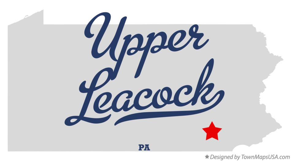 Map of Upper Leacock Pennsylvania PA