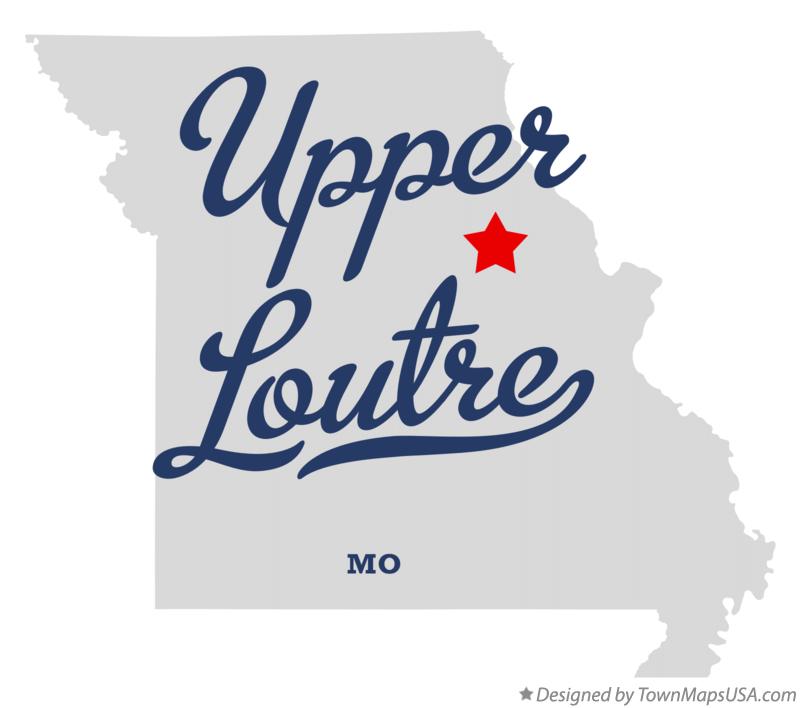Map of Upper Loutre Missouri MO