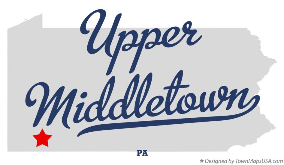 Map of Upper Middletown Pennsylvania PA