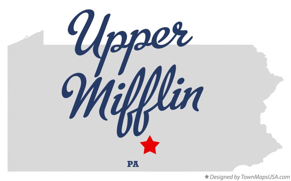 Map of Upper Mifflin Pennsylvania PA