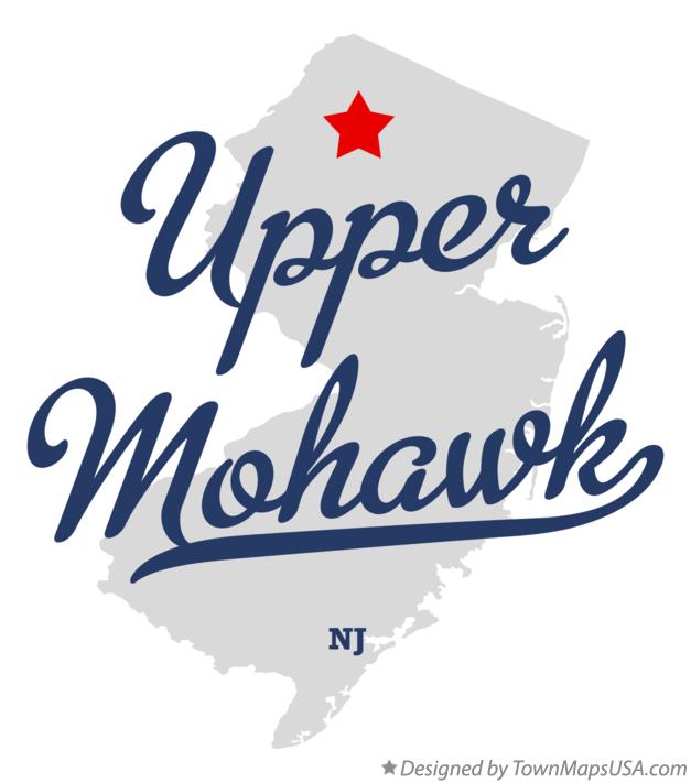 Map of Upper Mohawk New Jersey NJ