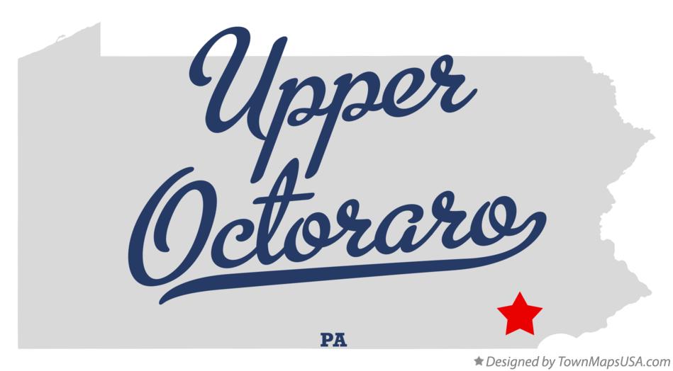 Map of Upper Octoraro Pennsylvania PA