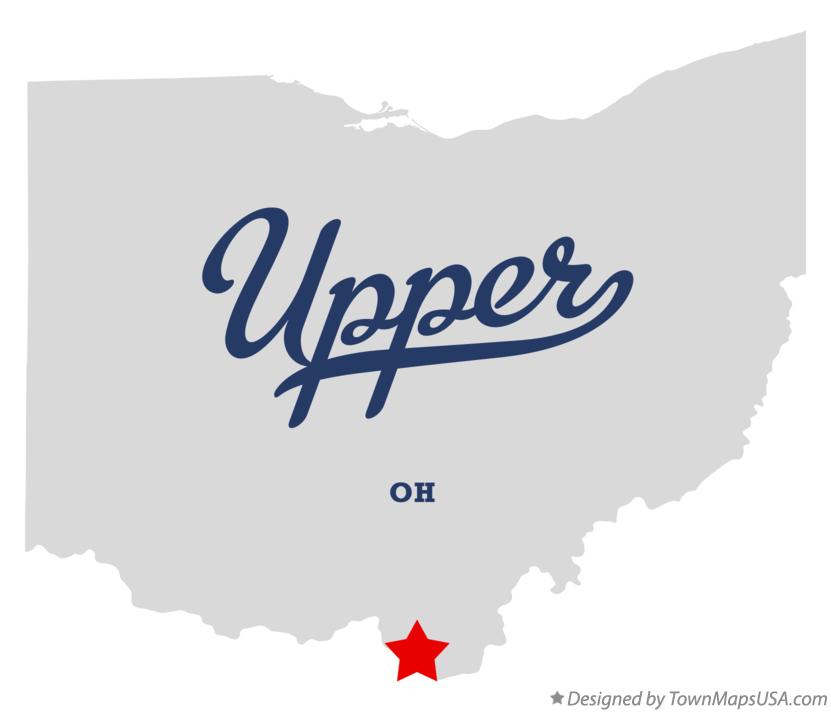Map of Upper Ohio OH