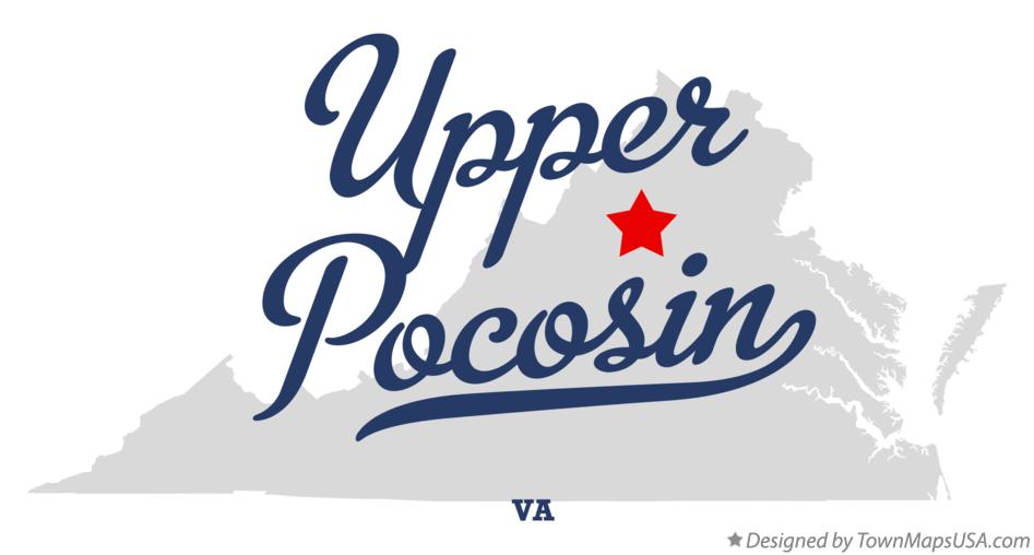 Map of Upper Pocosin Virginia VA