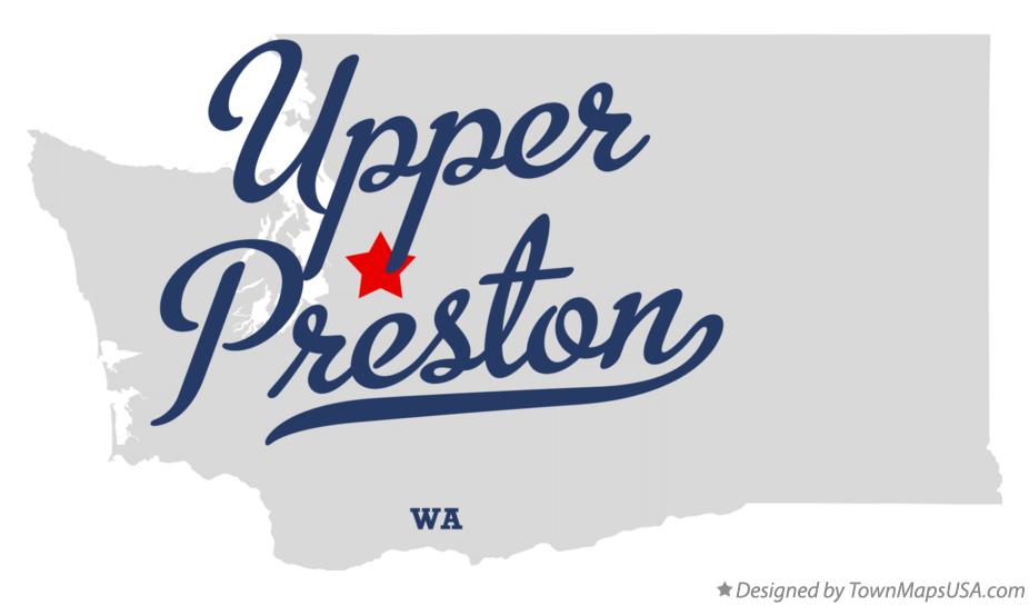 Map of Upper Preston Washington WA