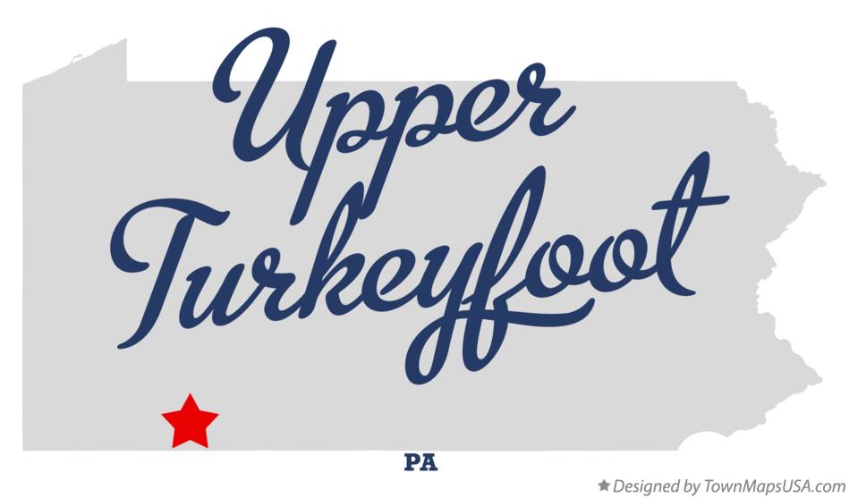Map of Upper Turkeyfoot Pennsylvania PA