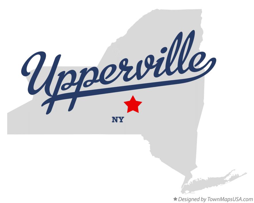 Map of Upperville New York NY