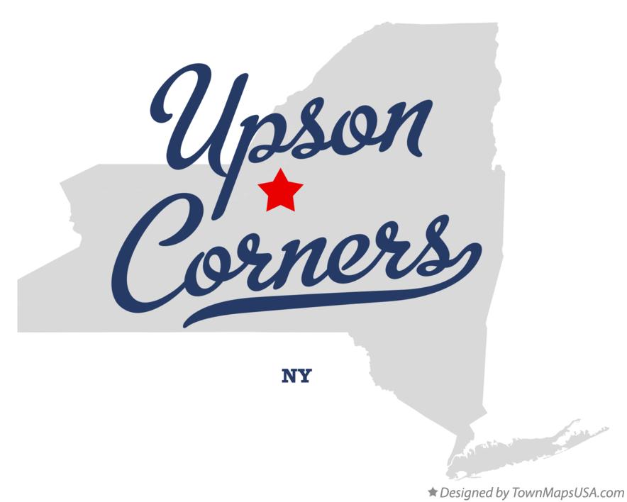 Map of Upson Corners New York NY