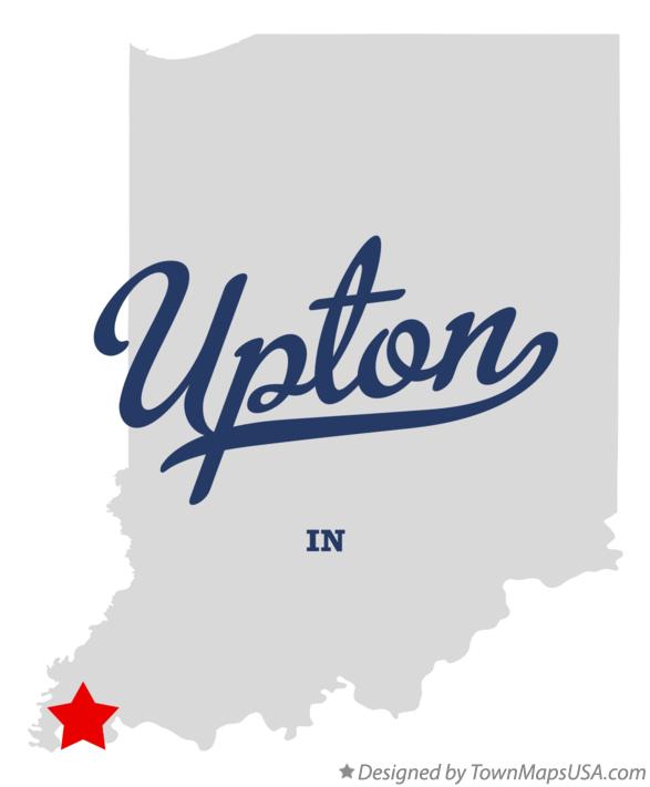 Map of Upton Indiana IN