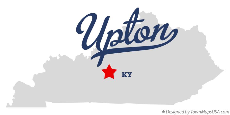 Map of Upton Kentucky KY