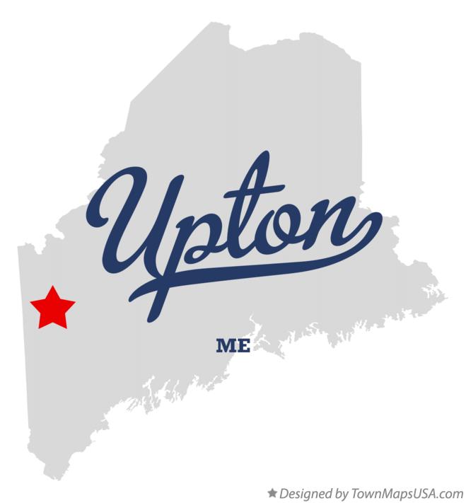 Map of Upton Maine ME