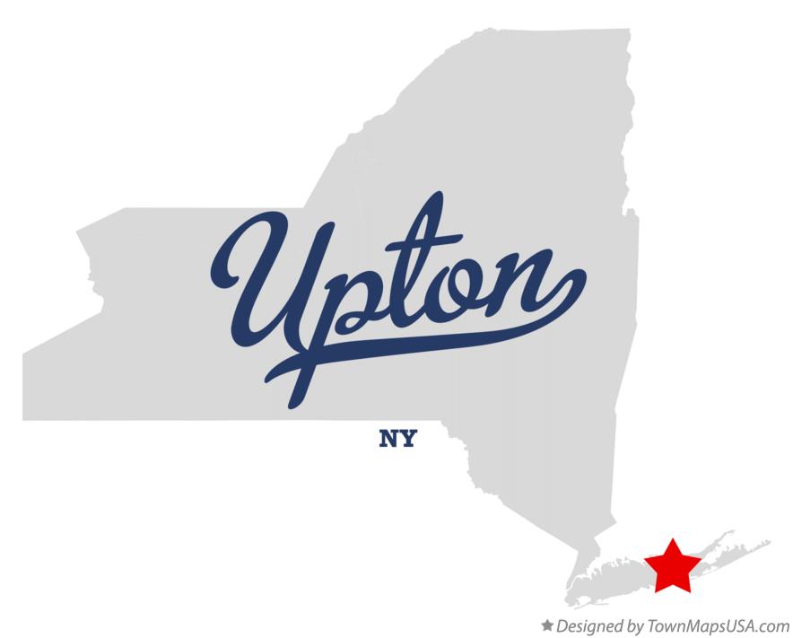 Map of Upton New York NY