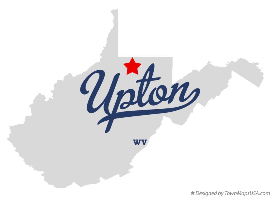 Map of Upton West Virginia WV