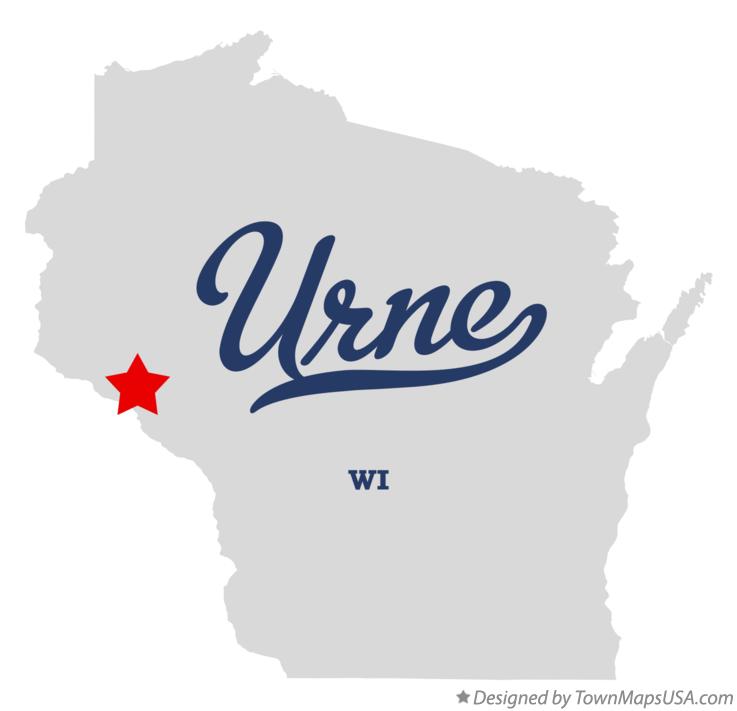 Map of Urne Wisconsin WI