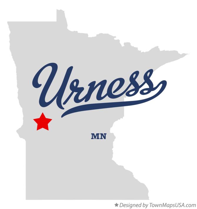 Map of Urness Minnesota MN