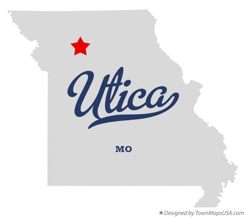 Map of Utica Missouri MO