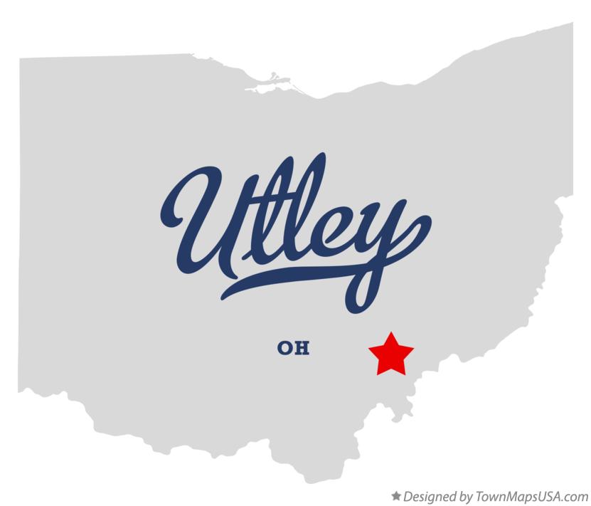 Map of Utley Ohio OH