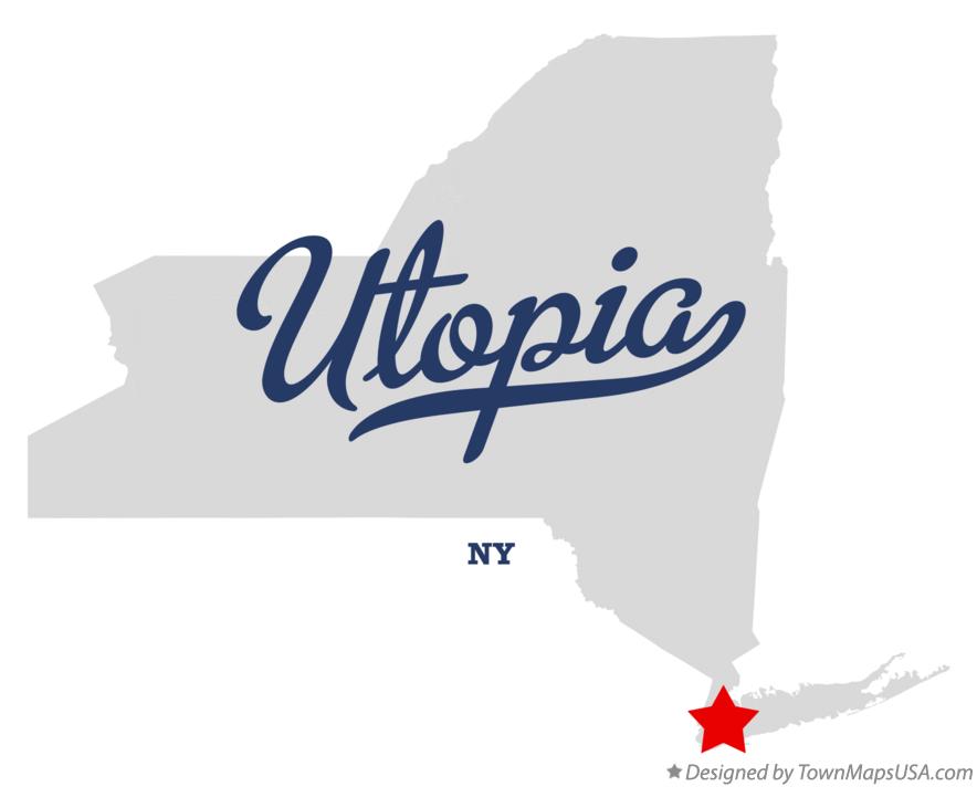 Map of Utopia New York NY