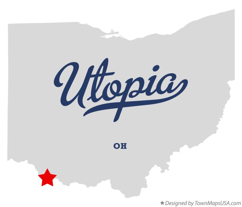 Map of Utopia Ohio OH