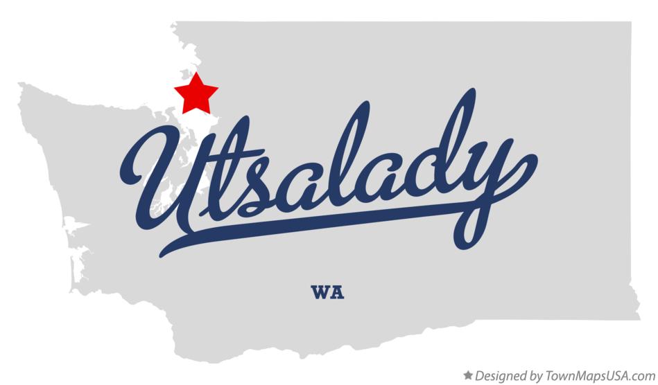 Map of Utsalady Washington WA