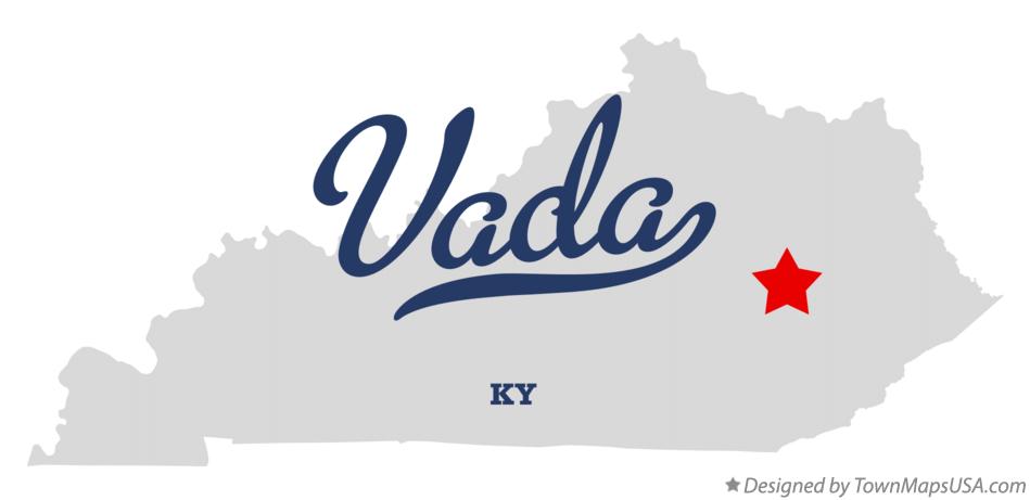 Map of Vada Kentucky KY