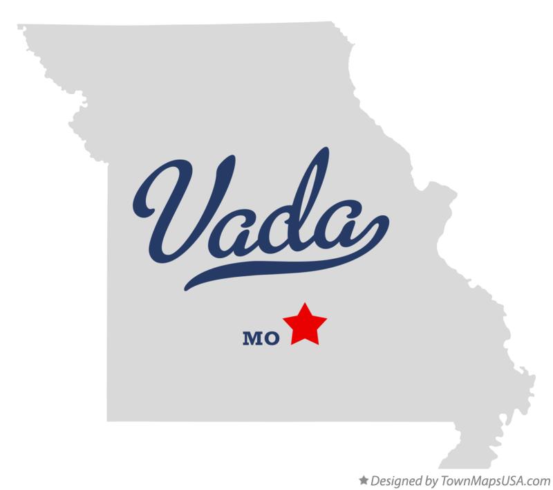 Map of Vada Missouri MO