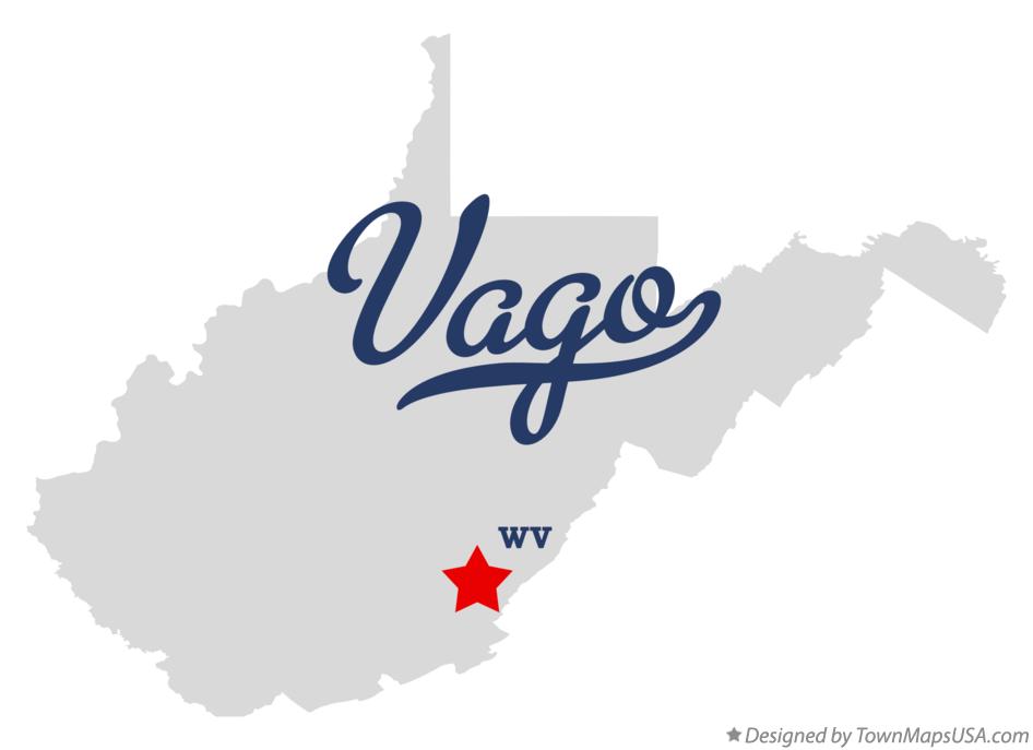 Map of Vago West Virginia WV