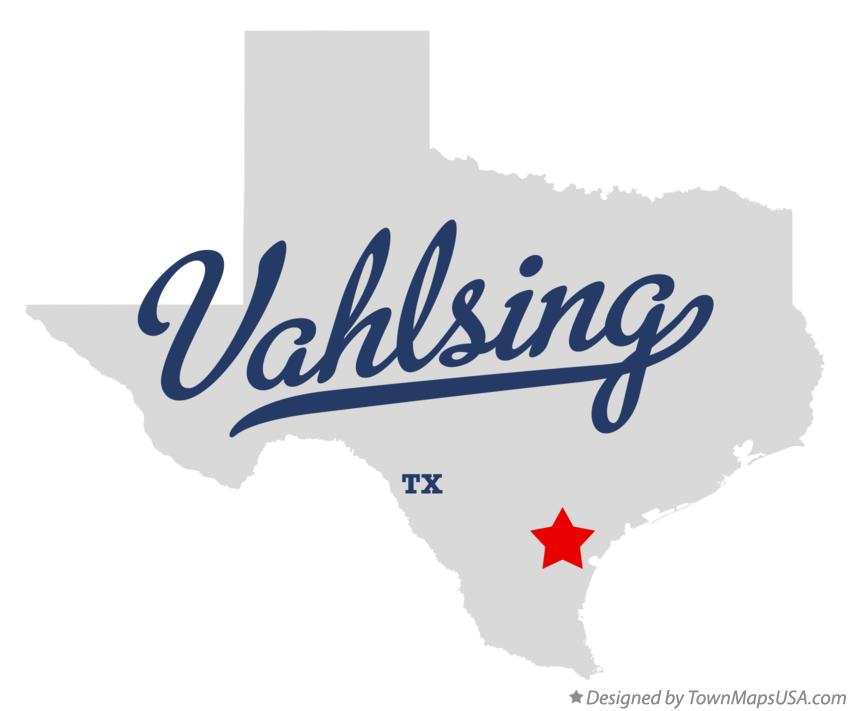 Map of Vahlsing Texas TX