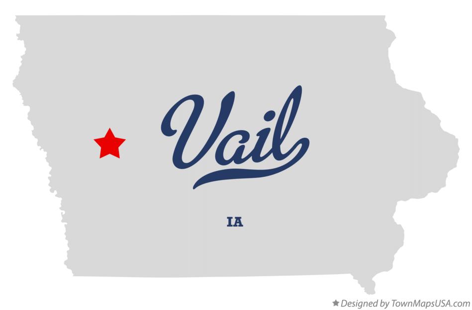 Map of Vail Iowa IA