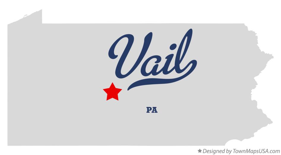 Map of Vail Pennsylvania PA
